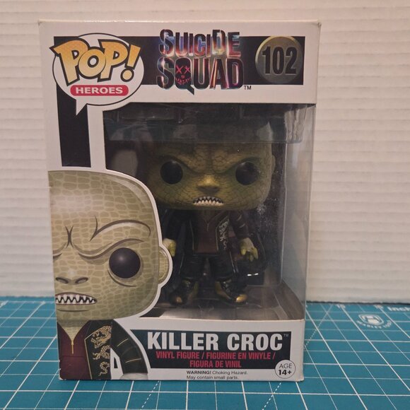 Funko POP Heroes DC Suicide Squad Killer Croc 102 Vinyl Figure - Picture 1 of 6